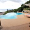 moquette de pierre plage de piscine suisse