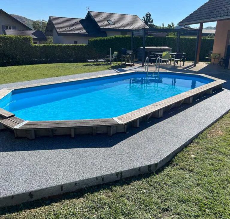 Moquette de pierre piscine lausanne